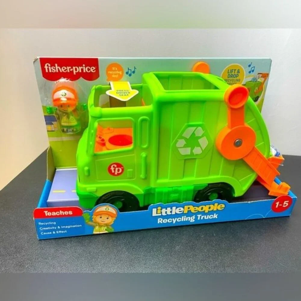 Fisher Price ~Little People Toy Food Truck  Figures Sounds Ages 1-5 (#8835)